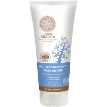 Natura Siberica husté sibírskej biele telové maslo 200 ml