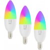 IMMAX NEO LITE SMART sada 3x žiarovka LED E14 6W RGB+CCT, stmievateľná, Wi-Fi, Beacon, DO, TUYA