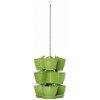 Kvetináč plast sivý Prosperplast 30 cm x 30 x 88 cm