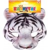 Maska biely tiger -