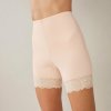 Blancheporte Tvarujúce panty z mikrovlákna a čipky čierna