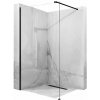 Rea AERO, sprchová zástena WALK IN, 1-krídlová, 110 x 195 cm, čierna matná-transparentná, REA-K6597