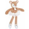 Plyšová bábika jelenček Deer My Doudou Ballerine Doudou et Compagnie hnedá 30 cm v darčekovom balení od 0 mes