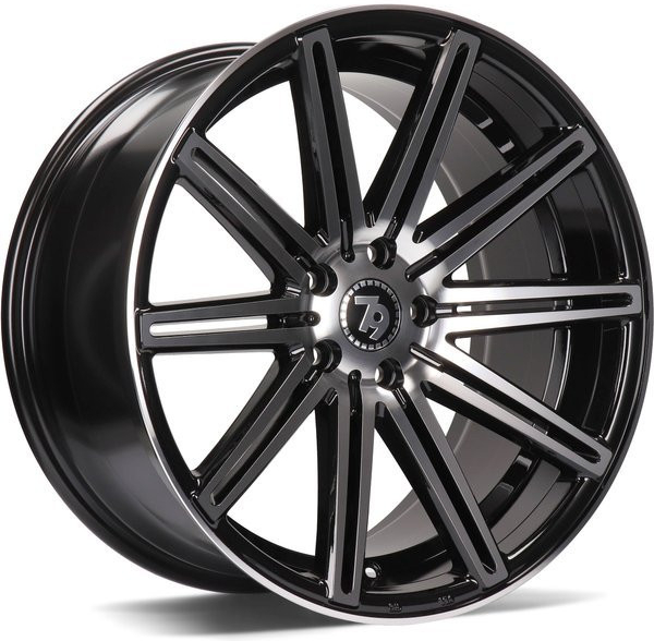 Seventy9 SV-M 8x18 5x112 ET35 black front polished