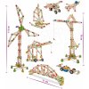 Drevená stavebnica veterný mlyn Constructor Windmill Eichhorn 8 modelov (mlyn, žeriav, lietadlo, stíhačka, katamaran, auto, most, žeriav na kontajnery) 300 dielov od 6 rokov