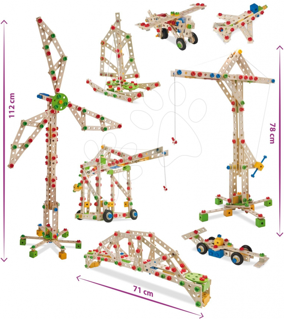 Eichhorn Constructor veterný mlyn 300 ks