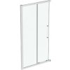 Ideal Standard i.Life - Posuvné sprchové dvere, dvojdielne, 110 cm, silver bright/číre sklo T4858EO