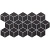 DLAŽBA REALONDA RHOMBUS BLACK MAT 26,5X51 cm 0,95m2