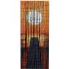 Oranžový bambusový záves do dverí 200x90 cm Sunset - Maximex
