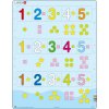 LARSEN Puzzle Počítání do pěti 15 dílků