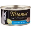 Miamor Feine Filets Naturell kura & krevety 80 g