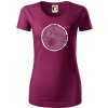 50 rokov - Letokruhy - Dámske tričko z organickej bavlny Origin (GOTS) - XS ( Fuchsiová )