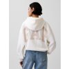GAP Oversize crop mikina s logom VintageSoft Biela XXL