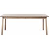 Unique Furniture Bari Rozkladací jedálenský stôl s prídavnou doskou v dekore duba 95 x 190 cm