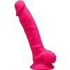 Silexd - model 1 realistic penis premium silexpan silicone fuchsia 17.5 cm