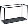 DekorStyle Závěsná police LOFT 50 cm černá + záruka 3 roky zadarmo