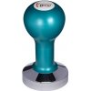 Buna café tamper, kov, modrý, SP, 58 mm, nerez lesk, konvexný