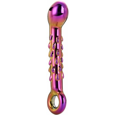 Glamour Glass Ribbed G-Spot Dildo