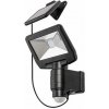 RABALUX 77021 Dojran solárne nástenné svietidlo reflektor LED 5W/500lm 4000K IP44 čierna, priehľadná, súmrakový a pohybový senzor