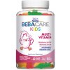 ADC Bebacare Kids Multivitamin želé medvedíky pomaranč jahoda a jablko 60 bonbónov