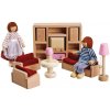 Nábytok do domčeka pre bábiky - Obývačka