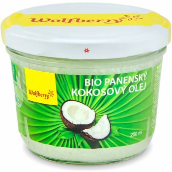Wolfberry Panenský kokosový olej Medium Bio 0,2 l