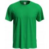 Klasické tričko T-shirt bavlna krátky rukáv zelené na potlač XL
