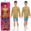Barbie MODEL KEN 175 pruhovaný svetr