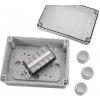 Onpira Vodotesná rozbočovacia krabica IP55 / IP65 so svorkovnicou Rozmer: 170 x 125 x 80 mm