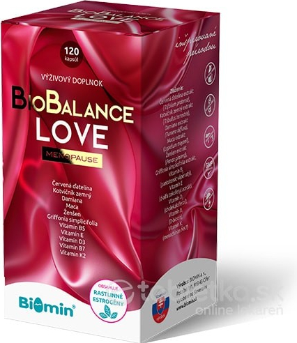 Biomin BioBalance Love Menopause 120 kapsúl