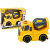 LEAN TOYS Domiešavač betónu, svetlá, zvuk - žlté