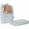 XKKO BMB zavinovačka - osuška, 120x120 - Scandinavian Baby Blue Cross