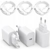 APPLE Certifikovaný set 4 Rýchla Nabíjačka 25W USB C Kábel iPhone 2M