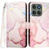 VSETKONAMOBIL 112160 ART MARBLE Peňaženkový kryt pre Motorola Edge 60 Pro ROSE GOLD