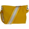 NovaKabelka.sk Batilda Gialla Chiaro s prídavným popruhom II kožená talianska crossbody kabelka žltá