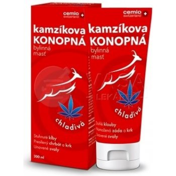 Cemio Kamzíkova konopná mast chladivá 200 ml