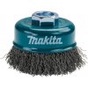 Makita D-24094 Miskovitá kefa z oceľového drôtu - vlnitý drôt 75mm