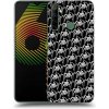 Picasee silikónový čierny obal pre Realme 6i - Separ - White On Black 2