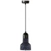 NEDES | Luster na lanku TERRAZZO 1xE27/60W/230V pr. 12 cm čierna | ND3933