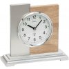 Luxusné stolové hodiny 5151 AMS s dekoráciu dreva Sonoma, riadené rádiovým signálom 17cm (4037445154360)