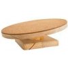 PetBuddy šikmá plošina, běhací disk pro křečky, 22 cm, borové dřevo/korek