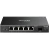 TP-Link OMADA switch SG2206MP (5xGbE,1xSFP,4xPoE+,63W,fanless) SG2206MP