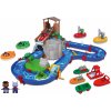 Set vodná dráha Adventure Land AquaPlay dobrodružstvo pod vodopádom s plachetnicami a loďkami