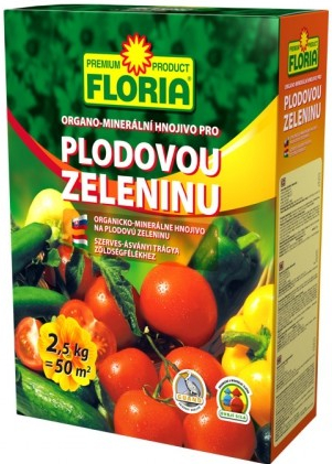 Nohel Garden Hnojivo FLORIA organo-minerálne na plodovú zeleninu 2,5 kg