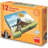 Dřevěné kostky Krtkův rok 12ks