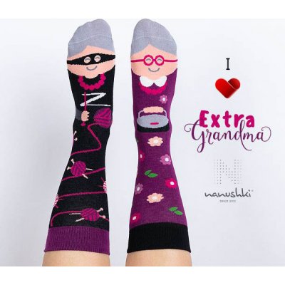 Nanushki Veselé ponožky Extra Grandma