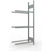 Regál na pneumatiky SCHULTE, prídavné pole, 3 úrovne, šírka police 900 mm, 906x436x2000 mm
