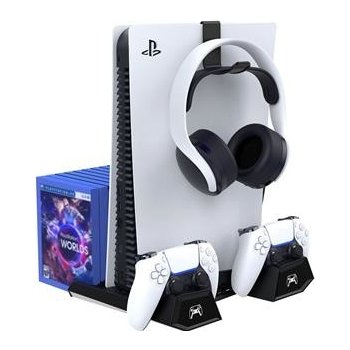 iPega P5023 Charging Station with Cooling PS5 PS4 Black