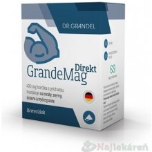 DR.GRANDEL GRANDEMAG DIREKT vrecúška prášok 400 mg horčíka 16 ks