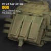 Wosport Přední platforma s 5.56 zásobníkovými sumkami pro JPC vestu 2.0 - zelená